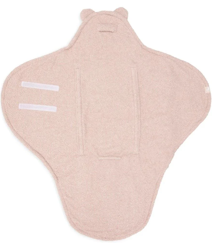 Paturica de infasat Jollein Bear Boucle Wild Rose