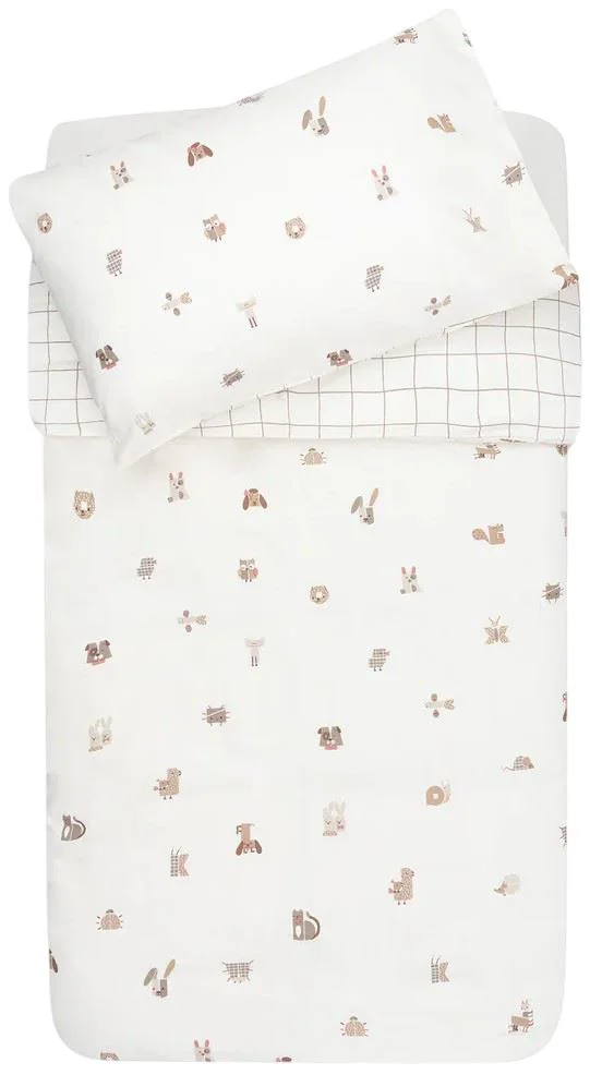 Set albituri Jollein 100x140cm Animal Friends