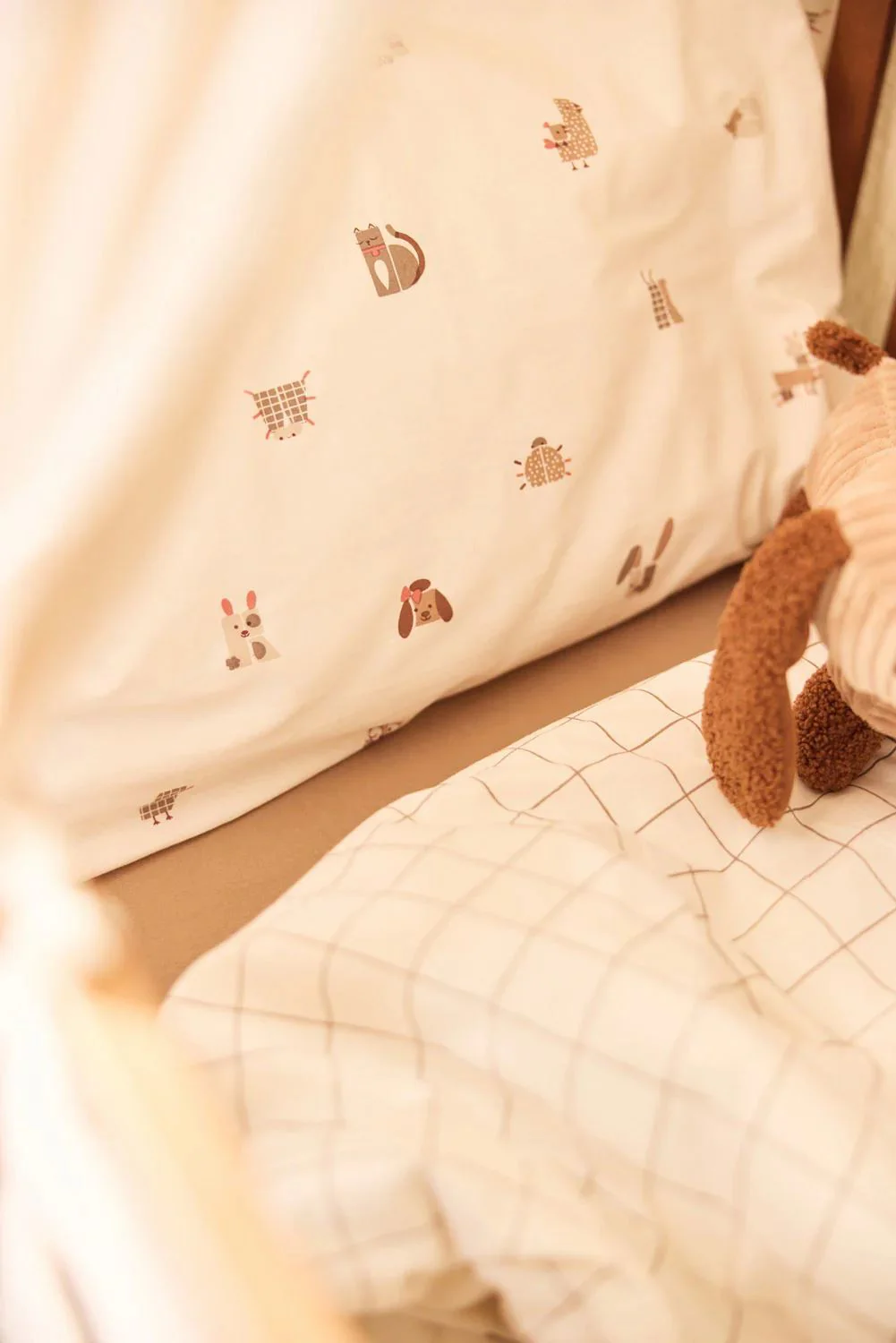 Set albituri Jollein 100x140cm Animal Friends