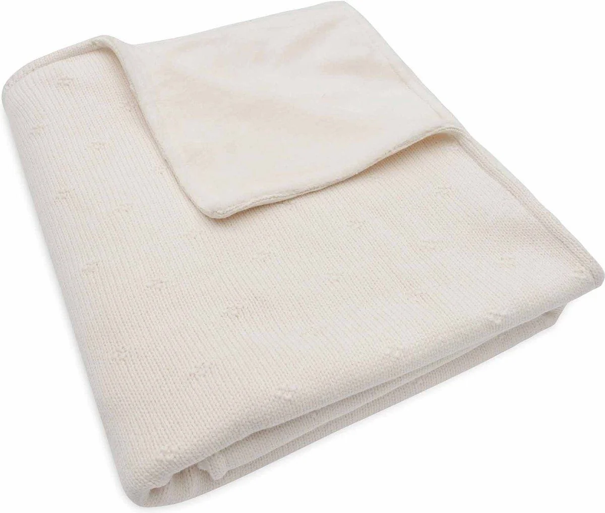 Patura Jollein 100x150cm Cosy Knit Ivory/Velvet