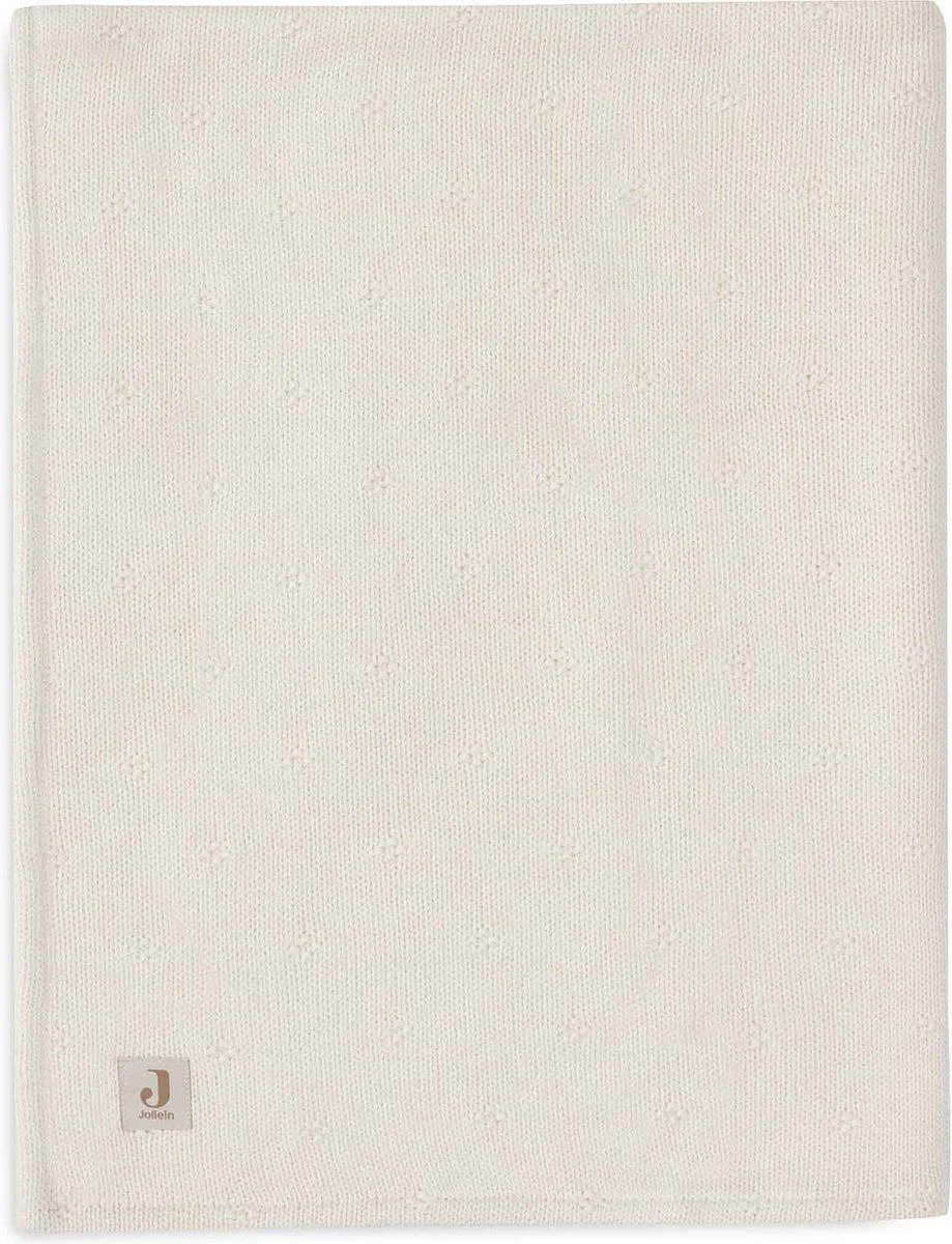 Patura Jollein 100x150cm Cosy Knit Ivory/Velvet