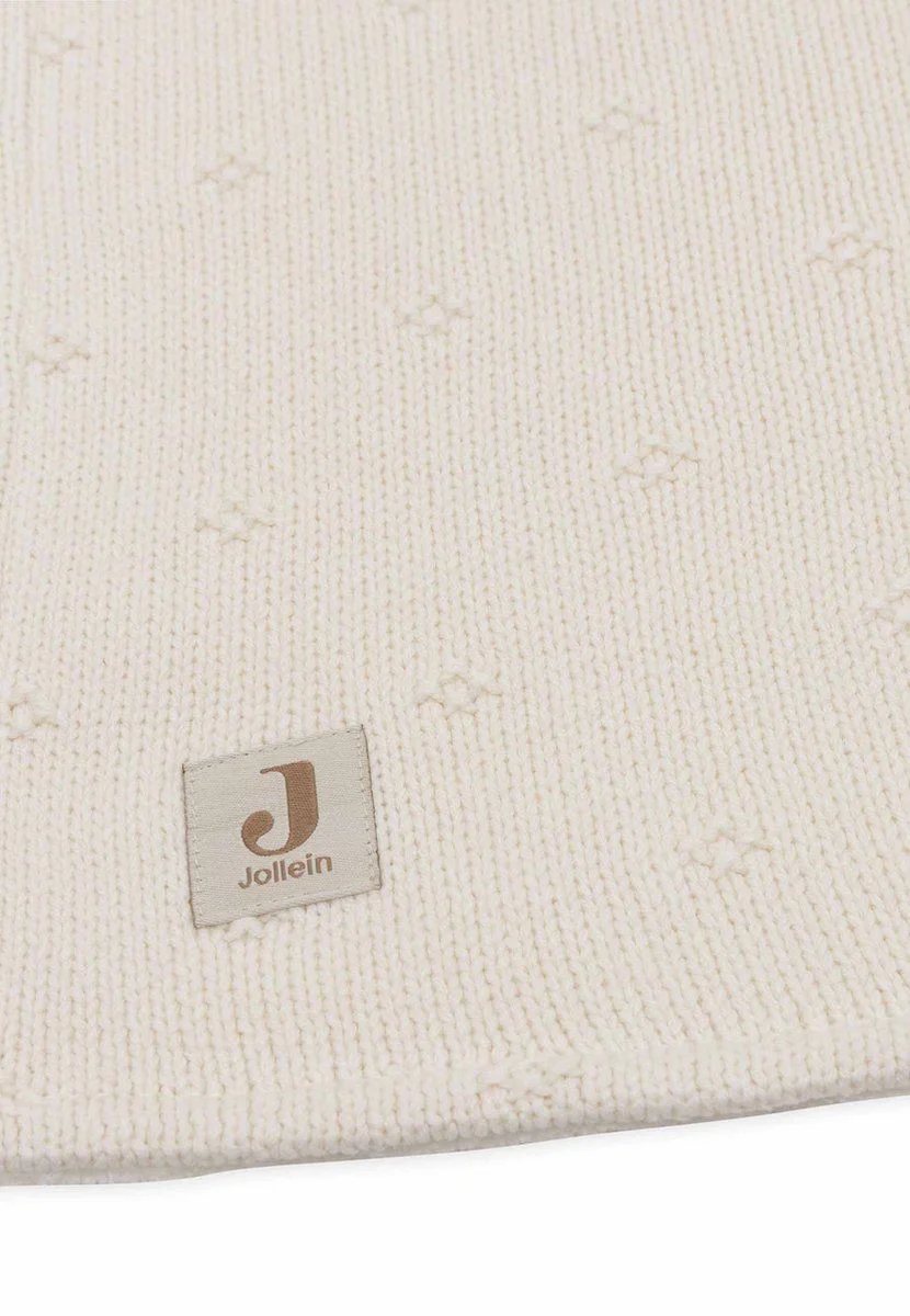 Patura Jollein 100x150cm Cosy Knit Ivory/Velvet