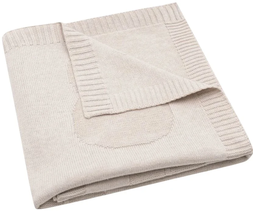 Patura tricotata Jollein 75x100cm Miffy Nougat