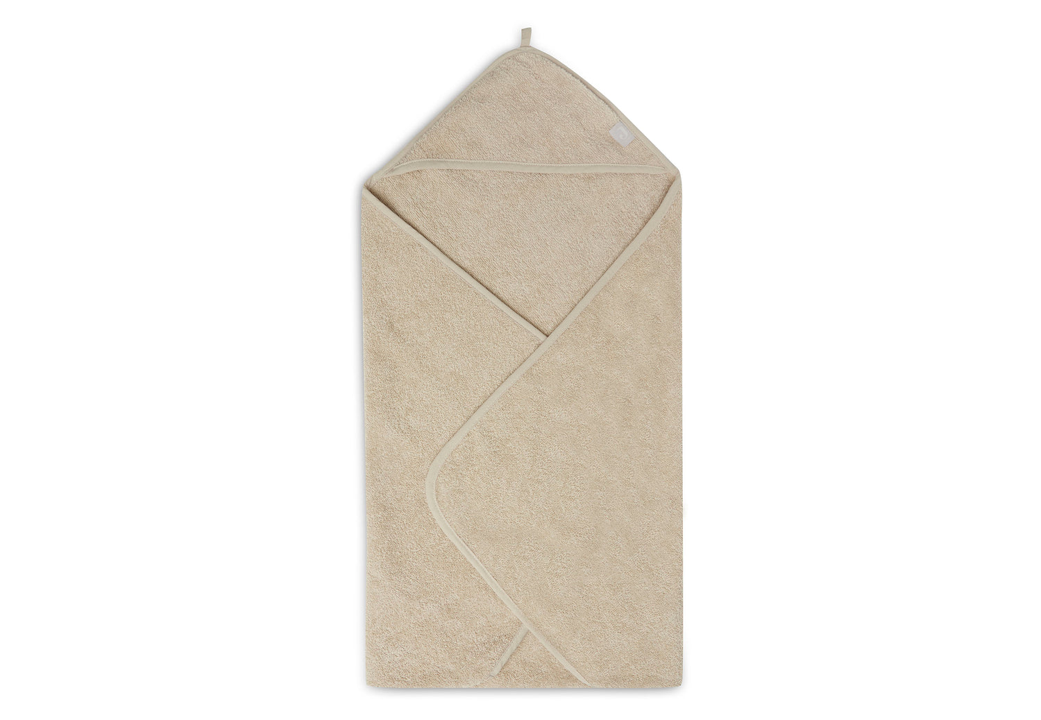 Prosop de baie cu gluga Jollein Terry 100x100cm Nougat