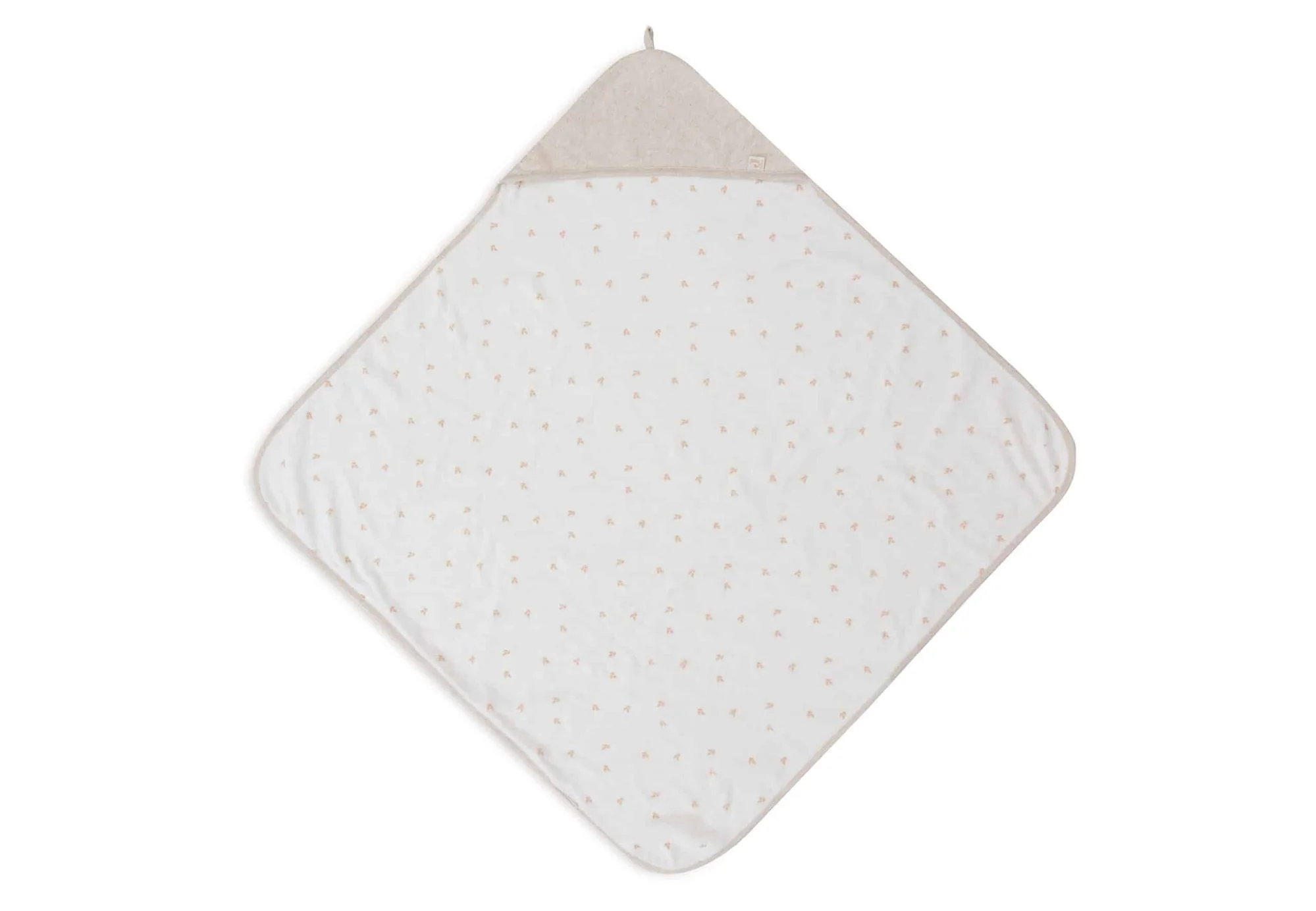 Prosop de baie cu gluga Jollein 75x75cm Harvest Natural