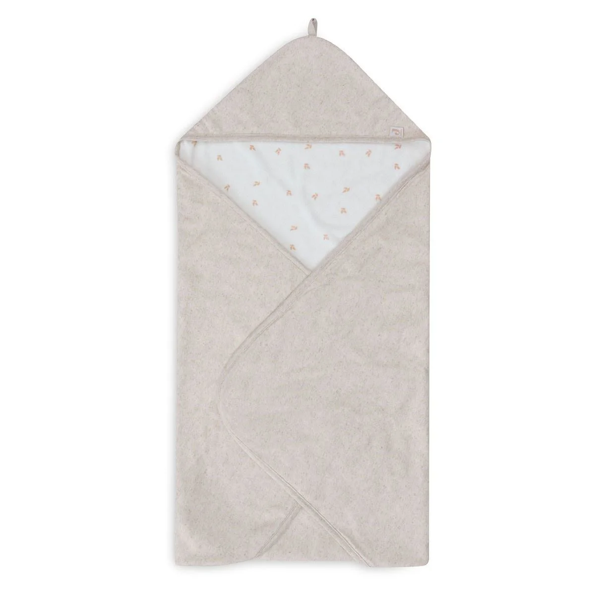 Prosop de baie cu gluga Jollein 75x75cm Harvest Natural