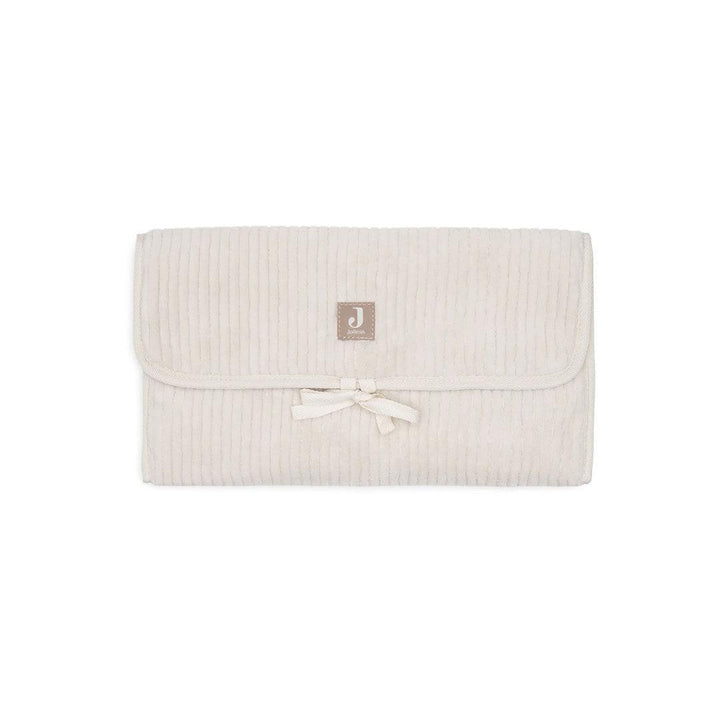 Salteluta de infasat cu buzunare Jollein Cloudy Rib Oatmeal