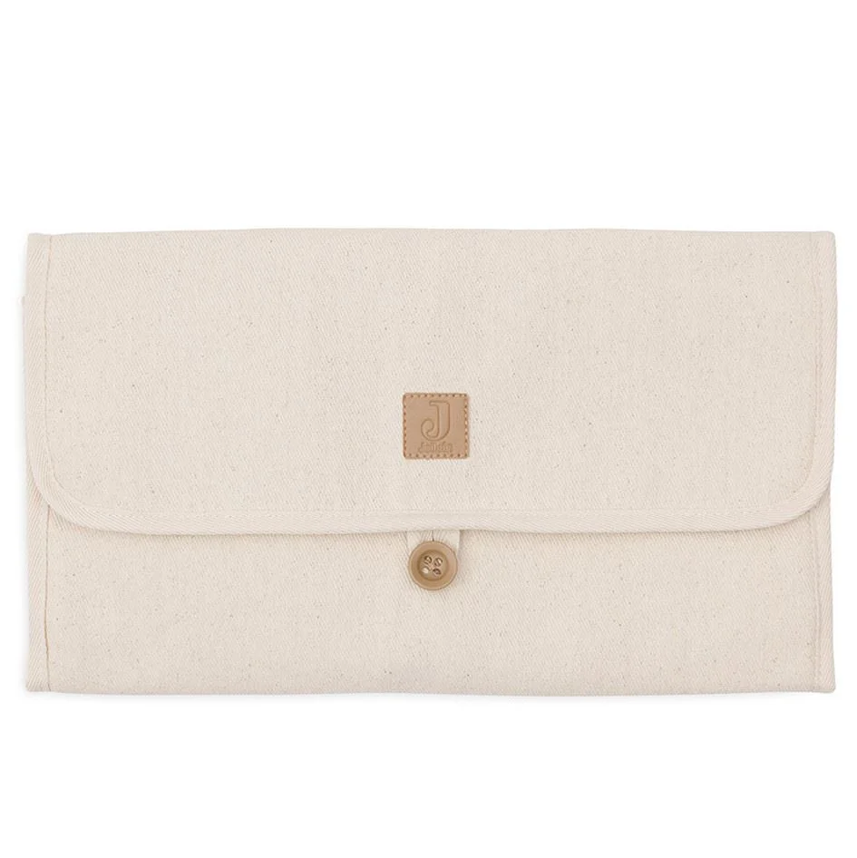 Salteluta de infasat cu buzunare Jollein Twill Natural