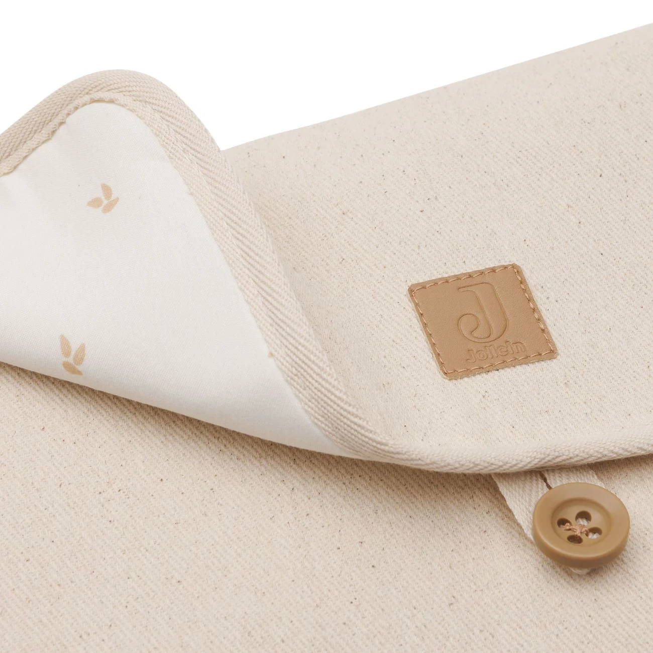 Salteluta de infasat cu buzunare Jollein Twill Natural