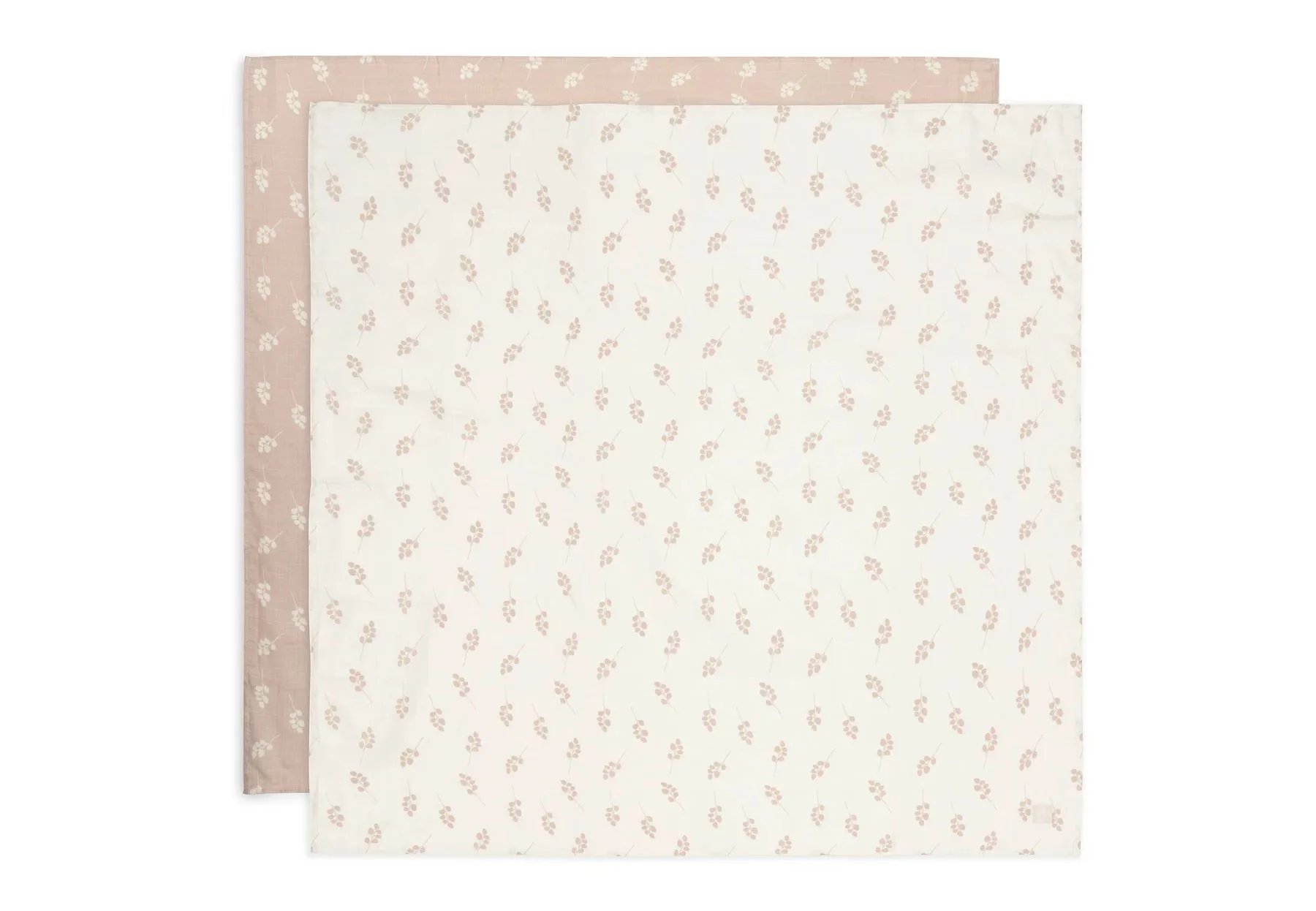 Pelinci muselina Jollein 115x115cm Twig Roz Sălbatic (2pack)