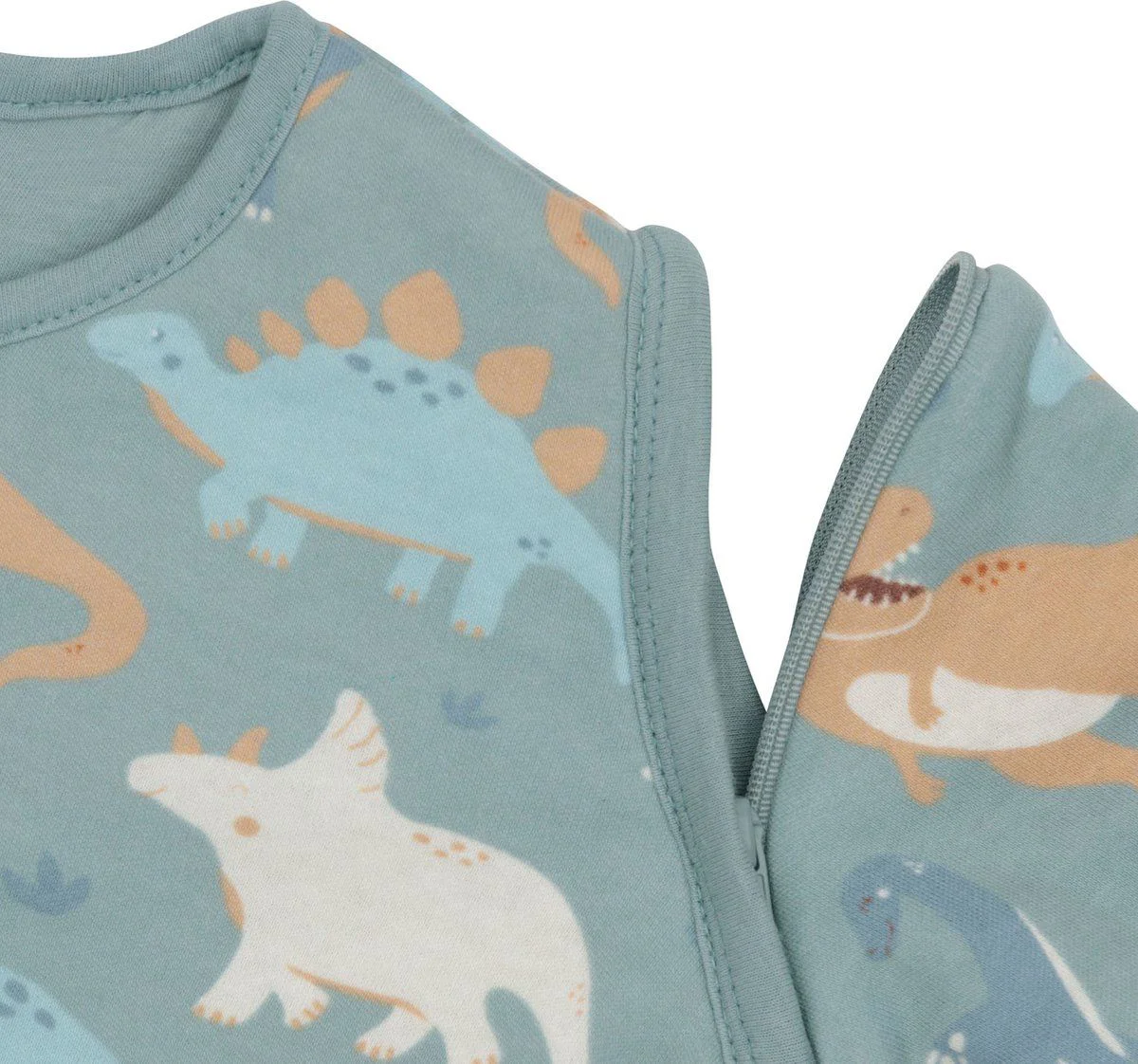 Sac de dormit cu maneci detasabile Jollein 110cm Leafy Dreams