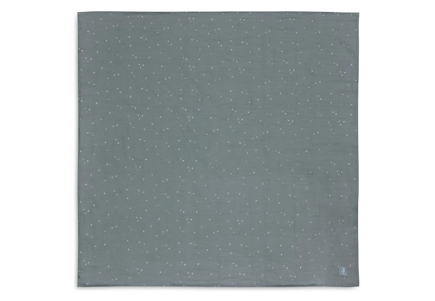 Pelincute muselina Jollein 115x115cm Twinkling Sea Green (2pack)