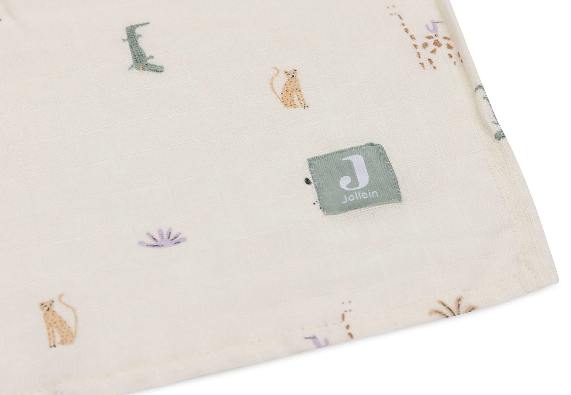 Pelincute muselina Jollein 115x115cm Jungle Jambo (2pack)