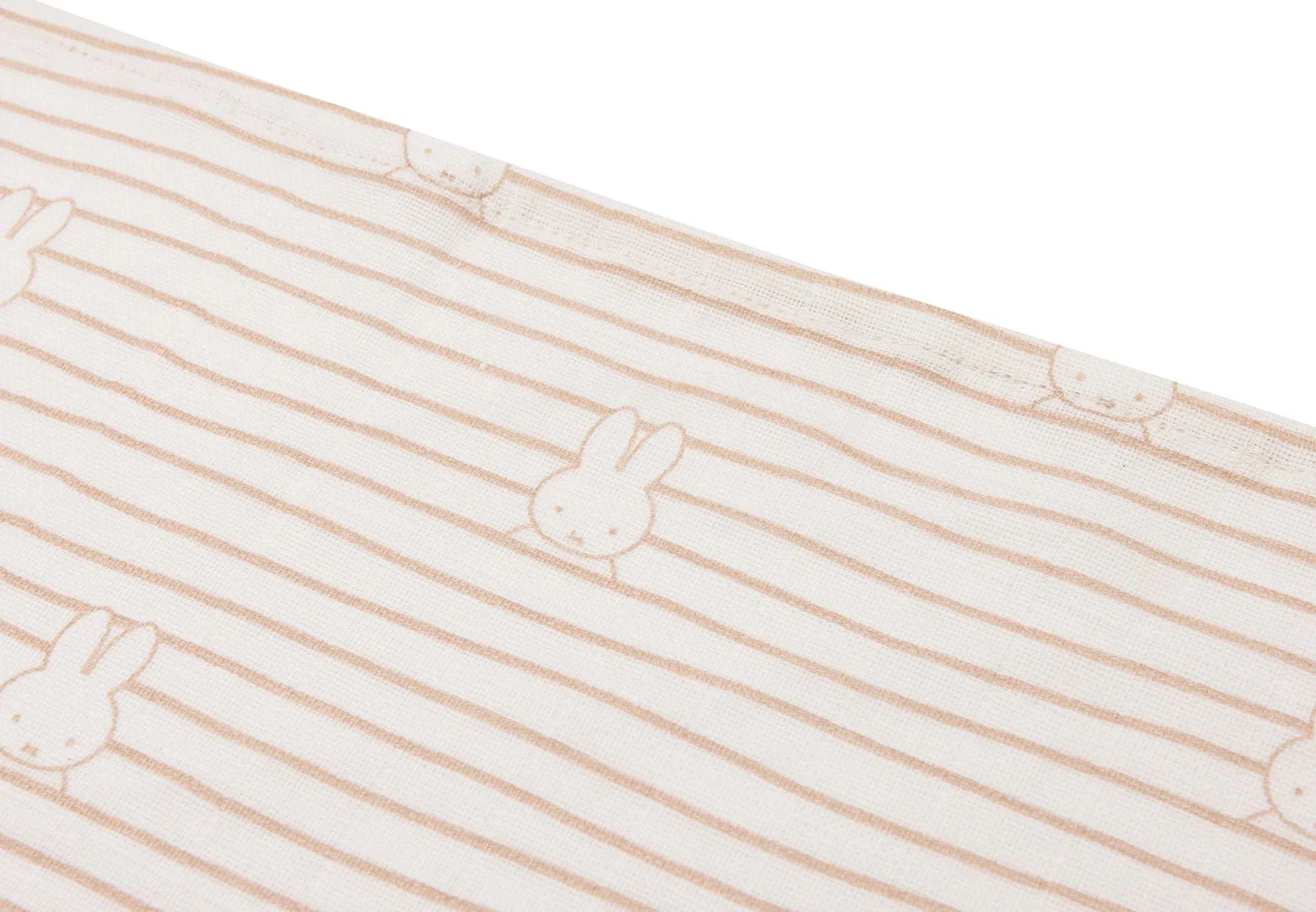 Pelincute muselina Jollein 70x70cm Miffy Stripe Biscuit (3pack)