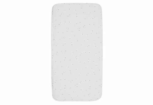 Cearsaf cu elastic Jersey Jollein 60x120 cm Twinkling Sea Green