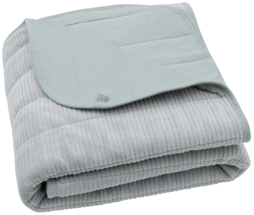 Paturica Jollein 75x100cm Velvet Rib Sea Green