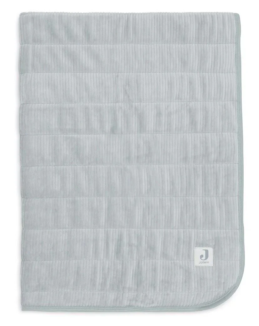 Paturica Jollein 75x100cm Velvet Rib Sea Green