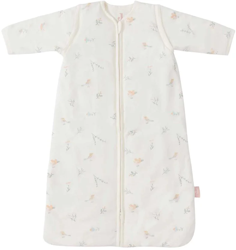 Sac de dormit cu maneci detasabile Jollein 90cm Lovely Birds