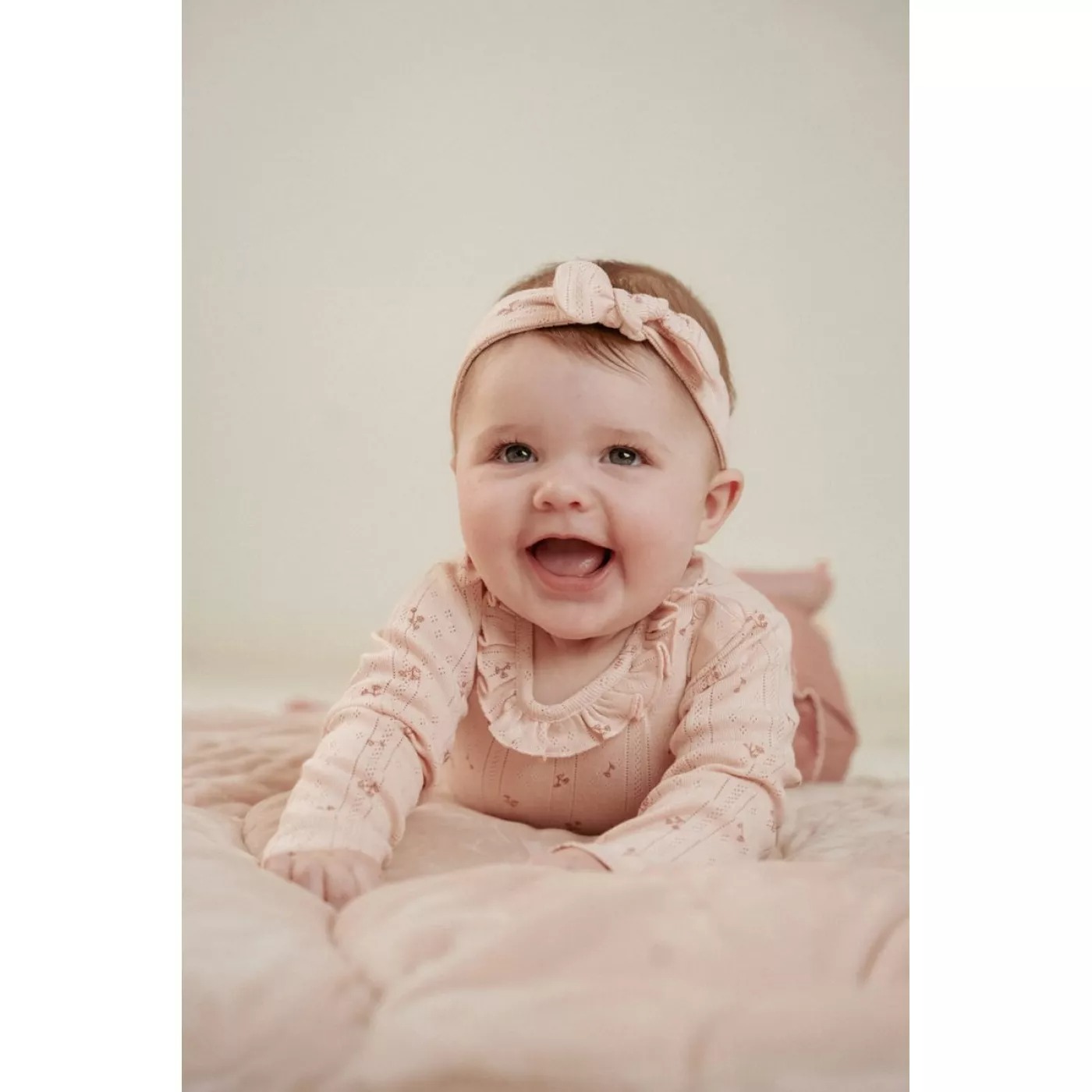 Body cu maneca lunga - Roz - Fairy Garden - Fairy Flowers - Little Dutch 62