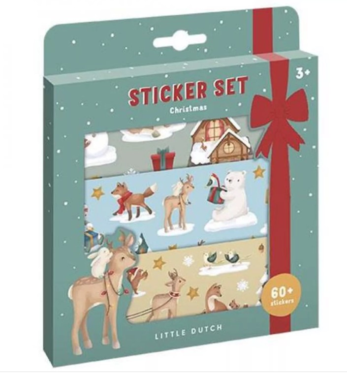 Набор наклеек с рождественской тематикой – Little Dutch