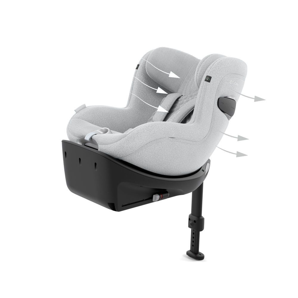 Автокресло Sirona TI Plus Platinum White 9