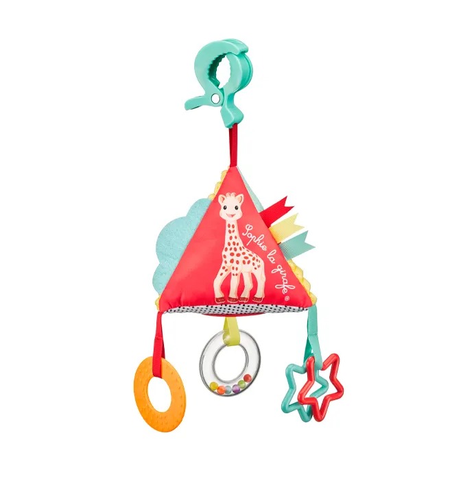 Пирамидка с 3 активностями Жираф Софи