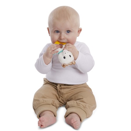 Jucarie moale zornăitoare cu rozator gingival Girafa Sophie