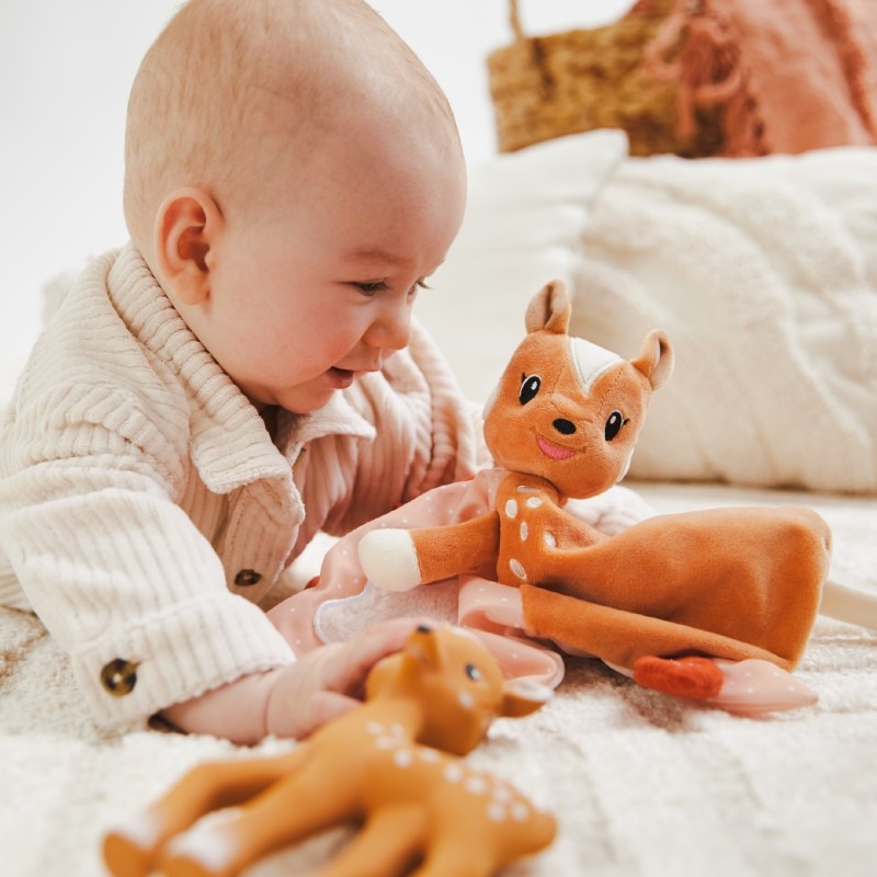 Set Cadou jucarie doudou Fanfan + Fanfan Girafa Sophie