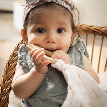 Inel dentite cu basmaluta Girafa Sopie