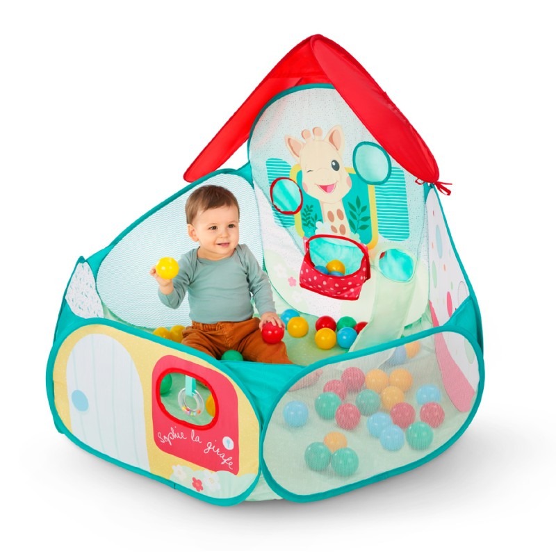 Сухой бассейн с шариками Жираф Софи