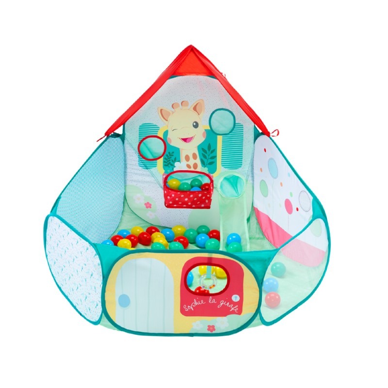 Сухой бассейн с шариками Жираф Софи