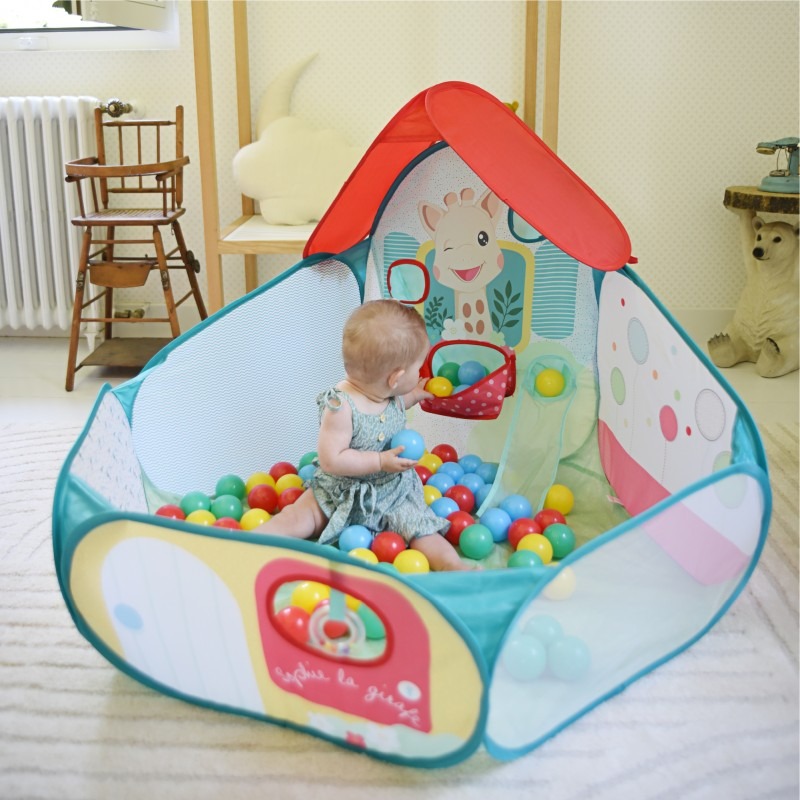 Сухой бассейн с шариками Жираф Софи