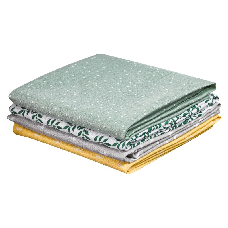 Set de 4 langes color