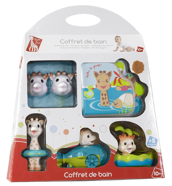 Coffret de bain Girafa Sophie