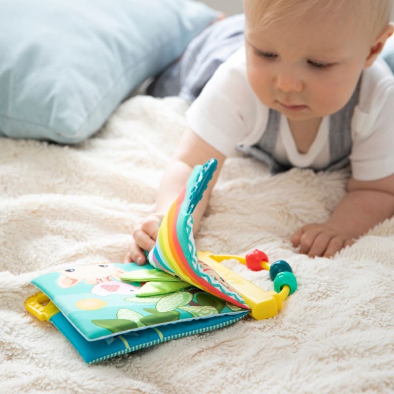 Подарочный набор Birth Жираф Софи (Жираф Софи + новая книга раннего развития + погремушка с ручкой)