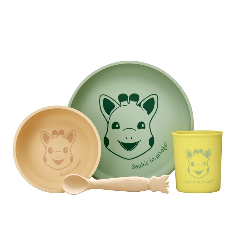 Set repas silicone pastel
