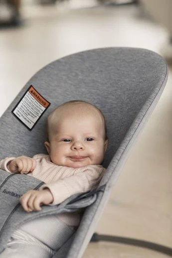 Balansoar BabyBjorn Bliss Light Grey, 3D Jersey