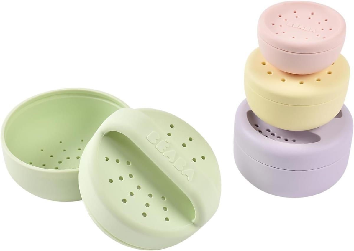 Beaba Набор из 4 силиконовых игрушек для ванной B920409