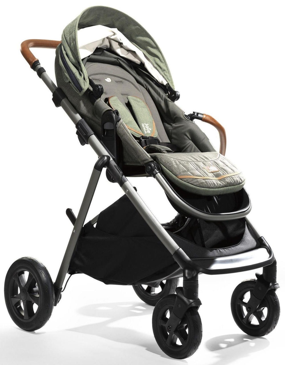 Carucior multifunctional reglabil pe inaltime Joie Aeria Signature Pine