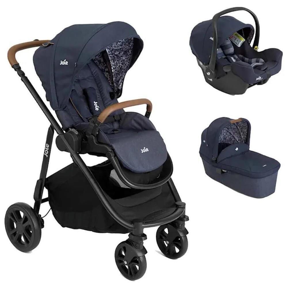 Carucior 3 in 1 Joie Versatrax E Navy Blazer