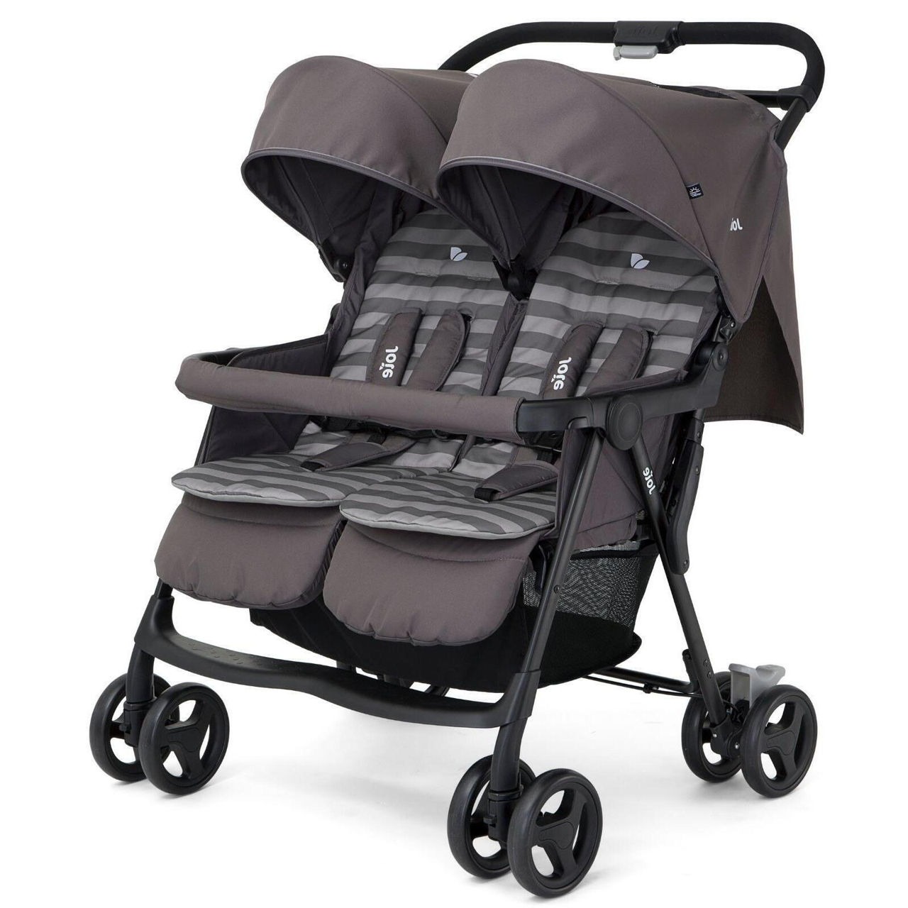 Carucior pentru gemeni Joie Aire Twin Dark Pewter