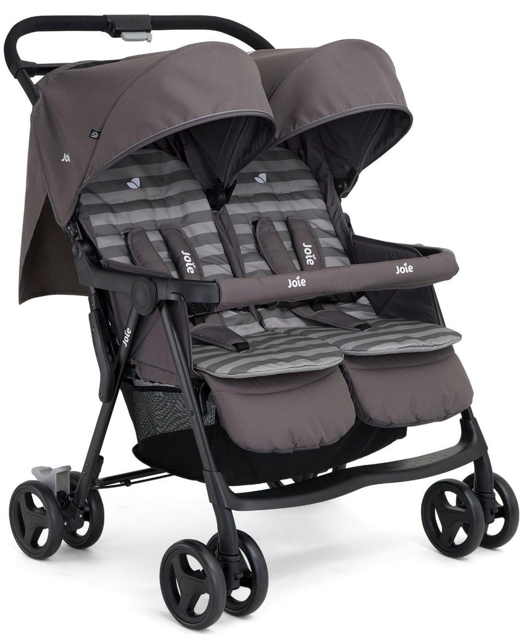 Carucior pentru gemeni Joie Aire Twin Dark Pewter