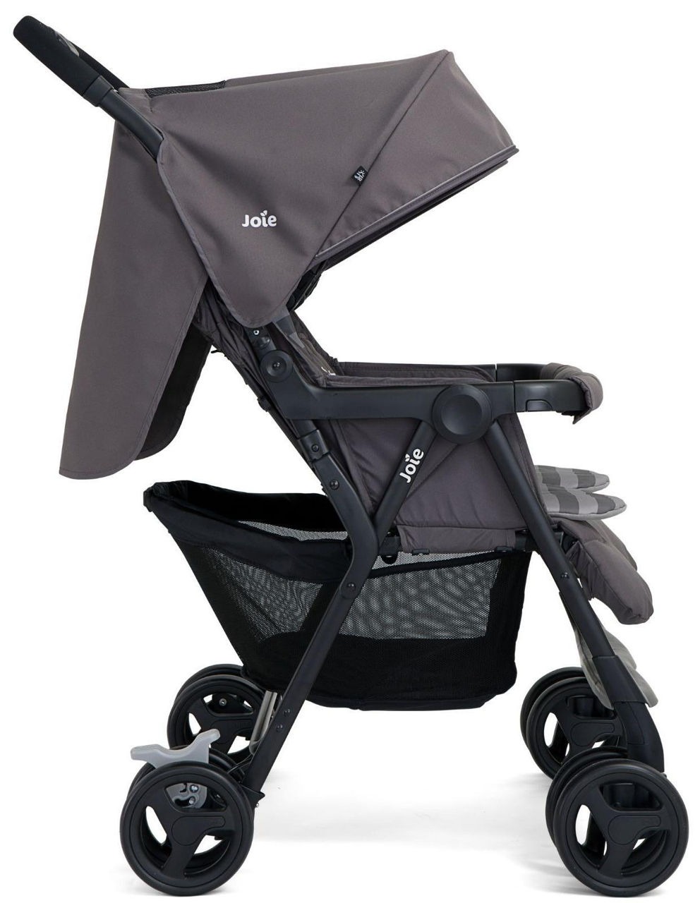 Carucior pentru gemeni Joie Aire Twin Dark Pewter