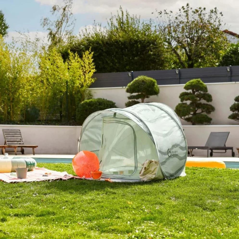 Cort Anti-UV 3 in 1 Babymoov Moov & Protect Green Lagoon, 50+ UPF