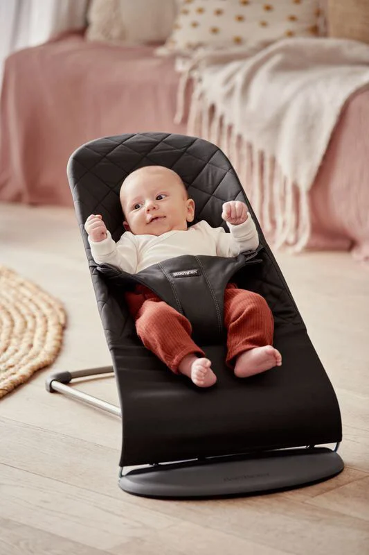 Balansoar BabyBjorn Bliss Black, Bumbac