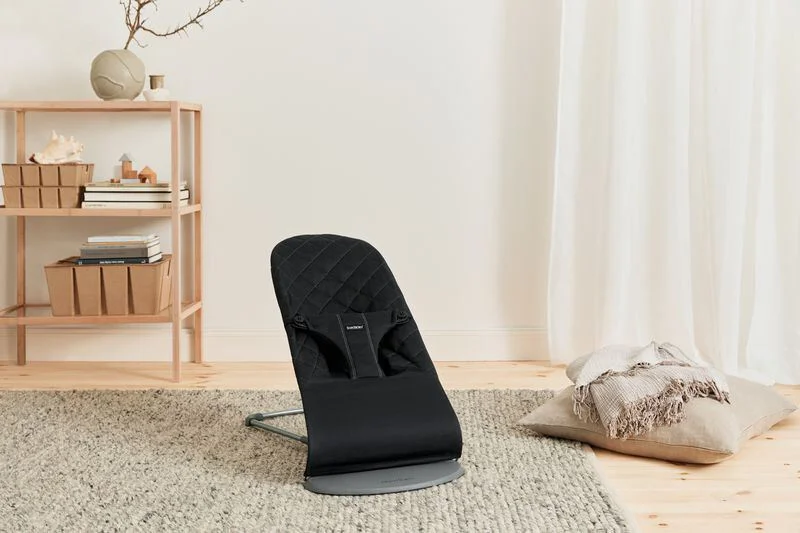 Balansoar BabyBjorn Bliss Black, Bumbac