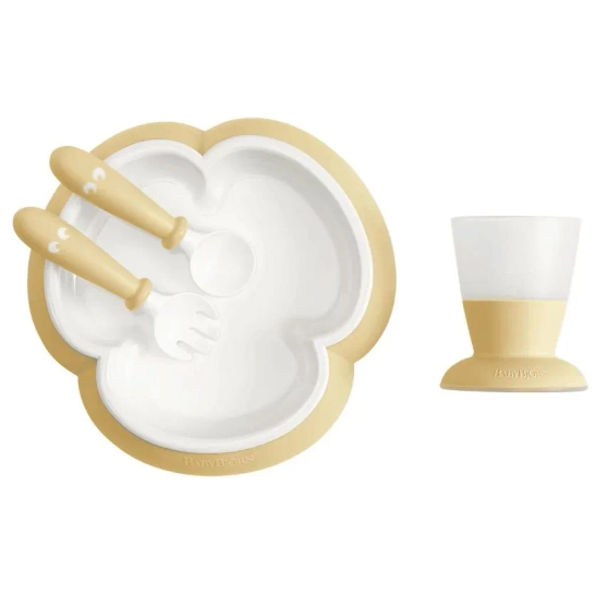 Набор для кормления BabyBjörn Powder Yellow