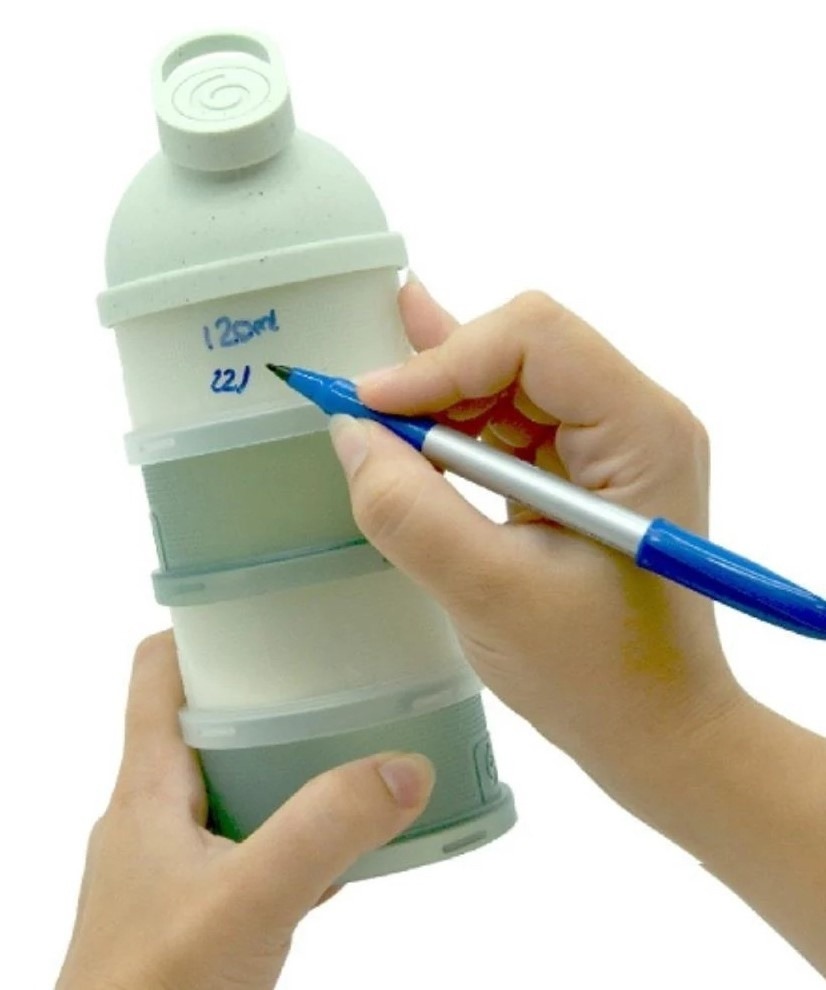 Dozator pentru lapte praf Babymoov Mineral Green