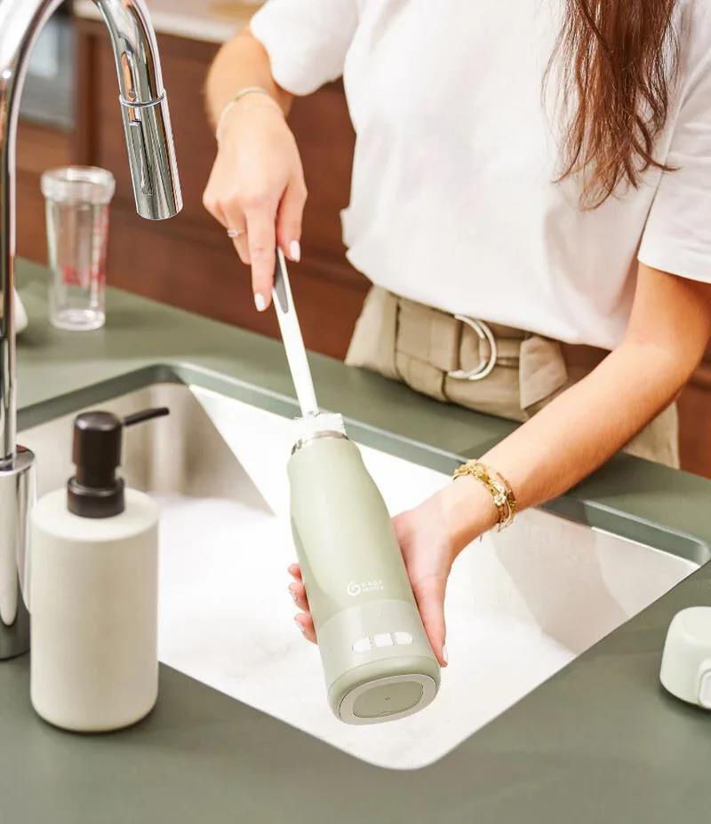 Портативный перезаряжаемый подогреватель бутылочек Babymoov Moov & Feed Sage Green