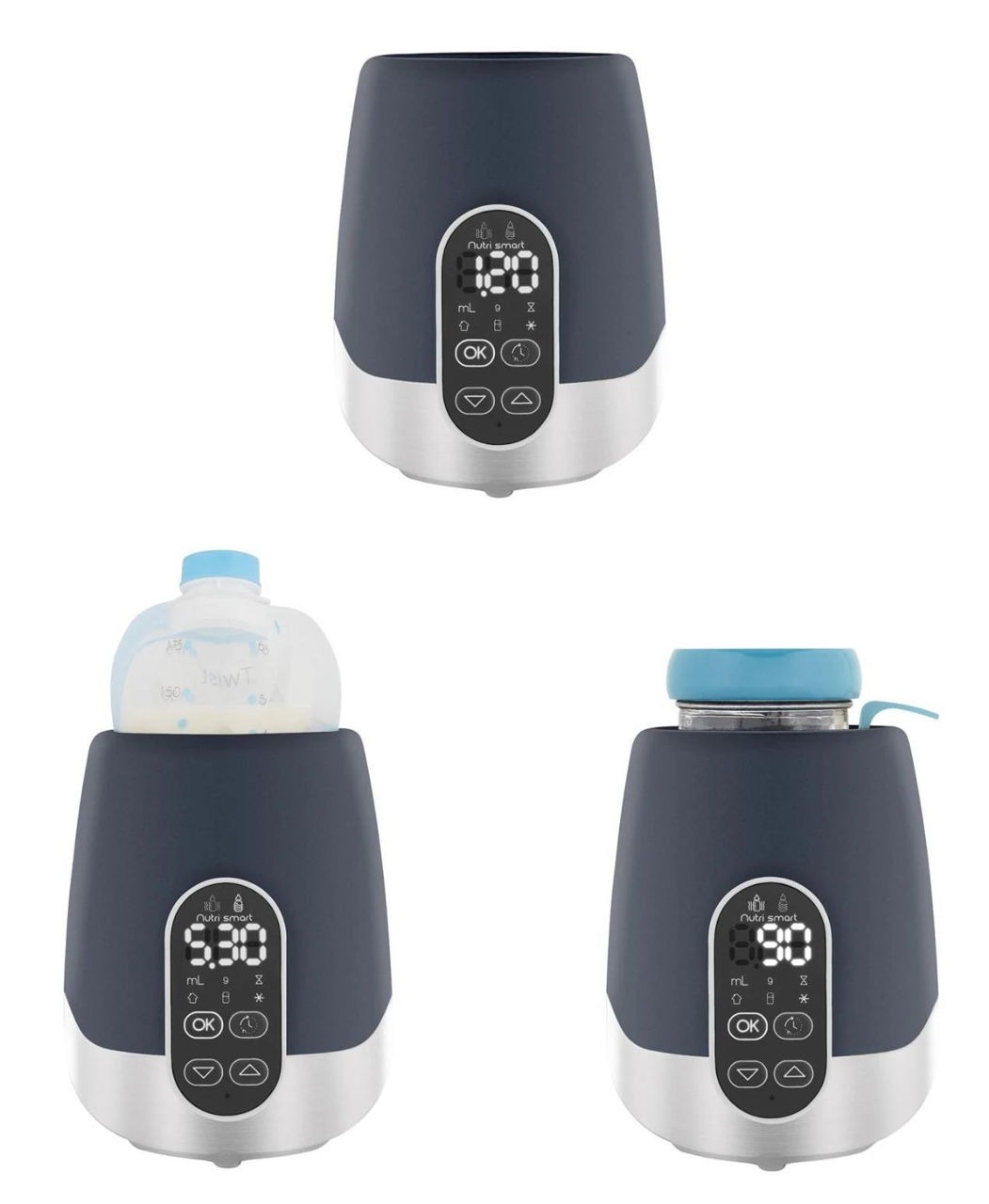 Подогреватель для бутылочек и контейнеров Babymoov NutriSmart для дома и автомобиля